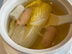竹荪羊肚菌白菜心汤-四季民福烤鸭店(前门店)