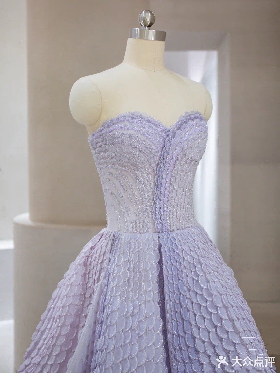 人鱼姬渐变礼服