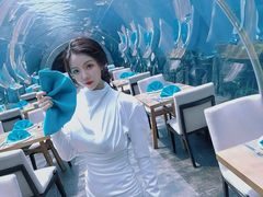-海棠湾洲际-涛·海底餐厅·美人鱼·自助餐·海底隧道