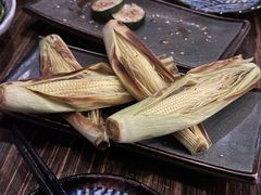 带皮盐烤玉米笋-子女居酒屋 粥品•串烧•海鲜•手作(北投店)
