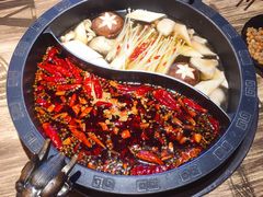 销魂菌汤鸳鸯锅-销魂美蛙鱼头火锅(上海首店)
