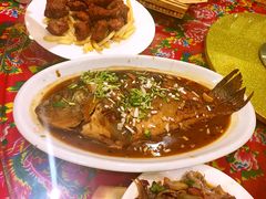 大锅炖江鱼-闯关东东北农家菜(崂山石老人店)