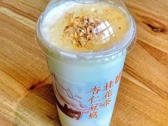 杏仁豆腐桂花茶-长春堂顺时而饮(前门店)