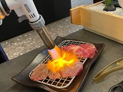 火炙和牛寿司-铭牛烧肉·和牛海鲜自助(高新月牙湖店)