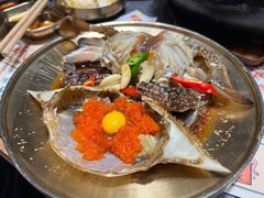 -草家酱蟹炭火烤肉店(珲春南路一店)