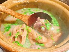 铫子煨排骨粉藕汤-清水亭湖北菜(大屯DT51店)