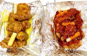 Sweet and Spicy Mustard Double Dip Fried Chicken (Large)