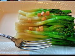 蒜香油爆菜心-杭州西子湖四季酒店·金沙厅