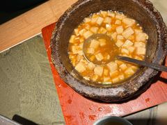 石锅鸡汤豆腐-绿茶餐厅