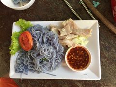 -蝶豆花蓝面条