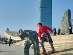 -大连星海广场音乐喷泉