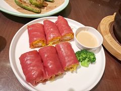 鲜虾红米脆皮肠-山水茶艺馆·点心粤菜·30年老字号