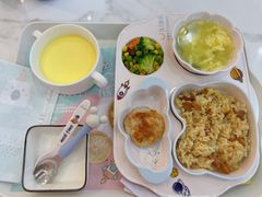牛油果油蒸蛋-佳儿萌豆儿童辅食餐厅(摩天活力城店)