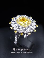 -JKHappiness培育钻石钻戒婚戒定制(天河国贸店)