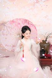 -后宫·古装汉服京剧儿童亲子全家福摄影