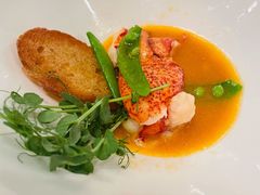 龙虾配豌豆苗和香茅龙虾汁-Jean Georges