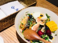 蒲烧鳗鱼温泉蛋沙拉-馥家小馆(黔灵山公园店)