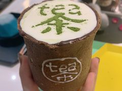 饼干杯奶盖茶-茶是一枝花泡茶店