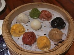 翡翠水晶八色小笼包-翡翠拉面小笼包(岭南新天地店)