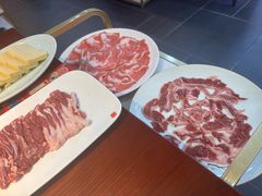 大刀手切羊腿肉-1078號老北京涮肉(松柏店)