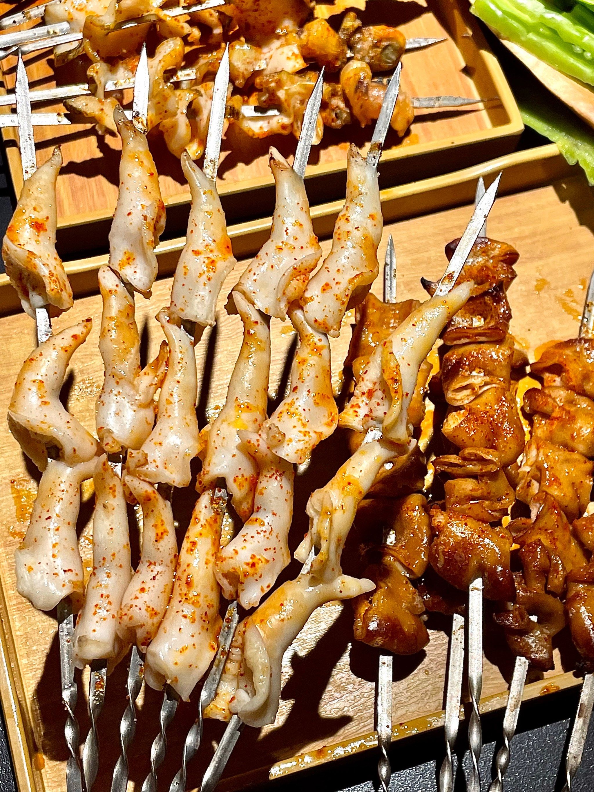 青岛特色烤鸟贝!看世界杯就吃这个下酒了!