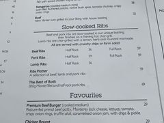 菜单-The Meat & Wine Co Southbank(南岸店)