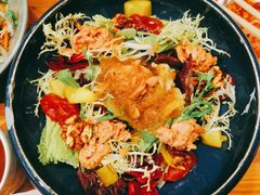 金枪鱼沙拉-草家酱蟹炭火烤肉店(珲春南路一店)