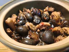 招牌必点-田螺鸡煲-食爺炭炉鸡煲·烧烤