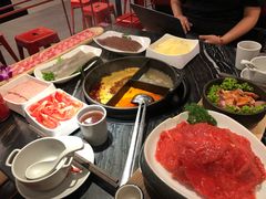 -热火朝天鲜切牛肉火锅(南强街巷店)