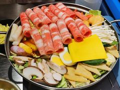 芝士肥牛年糕火锅-Meet Sun韩式大排档(五一广场7MALL店)