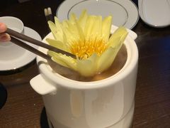 莲花清鸡汤(大份)-甄御•海鲜新青岛菜(麦岛店)