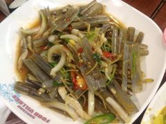 炒蛏子超好吃-班赞海鲜市场
