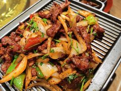 孜然炒羊肉-山丹丹西北菜(金贸大厦店)