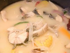 招牌原味锅-咕嘟草帽鱼·牛奶一样的鲜鱼汤(天鹅湖万达广场店)