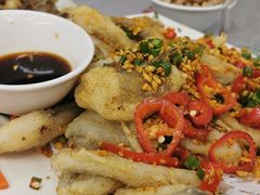 椒盐九肚鱼-凤城康记饭店