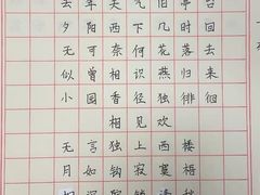 -赵汝飞练字硬笔书法(大钟寺校区)