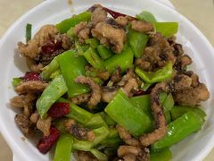 干煸鱿鱼-满口香饭店