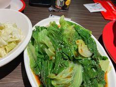白灼生菜-胖哥俩肉蟹煲(杭州大厦中央广场店)