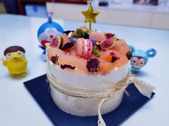 日式白桃淡奶油蛋糕-小苍兰风铃草蛋糕甜品(沈阳店)