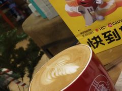 燕麦拿铁-太平洋咖啡(五月花店)