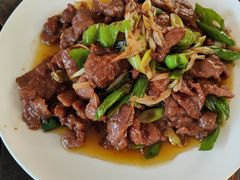 炒耗牛肉-泸沽肴(泸沽湖大洛水村农村信用社旁店)