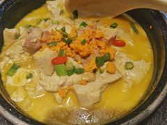 石锅海胆豆腐-那家老院子东北菜·饺子·小鸡炖蘑菇(艳华街店)
