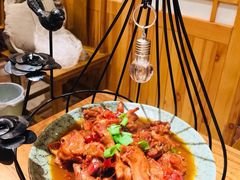 -东来菜馆•手抓海鲜家常菜•海鲜锅贴(鸽子窝店)