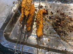 鸡肉串-特色油边心管烤串