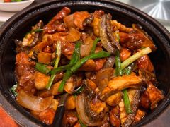 石锅鲍鱼葵花鸡-子霖南山鲜虾面(南山总店)