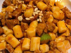 松子牛肉炒年糕-兔爸私家小厨(新北万达店)