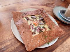 鸡蛋蘑菇熏肉荞麦可丽饼-RAC BAR(安福路店)