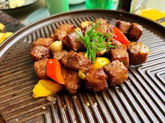 青芥香蒜牛肉粒-唐廊烤鸭店(工体店)