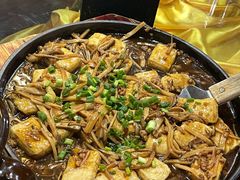 铁板包浆豆腐-灶东家民间菜(回兴店)