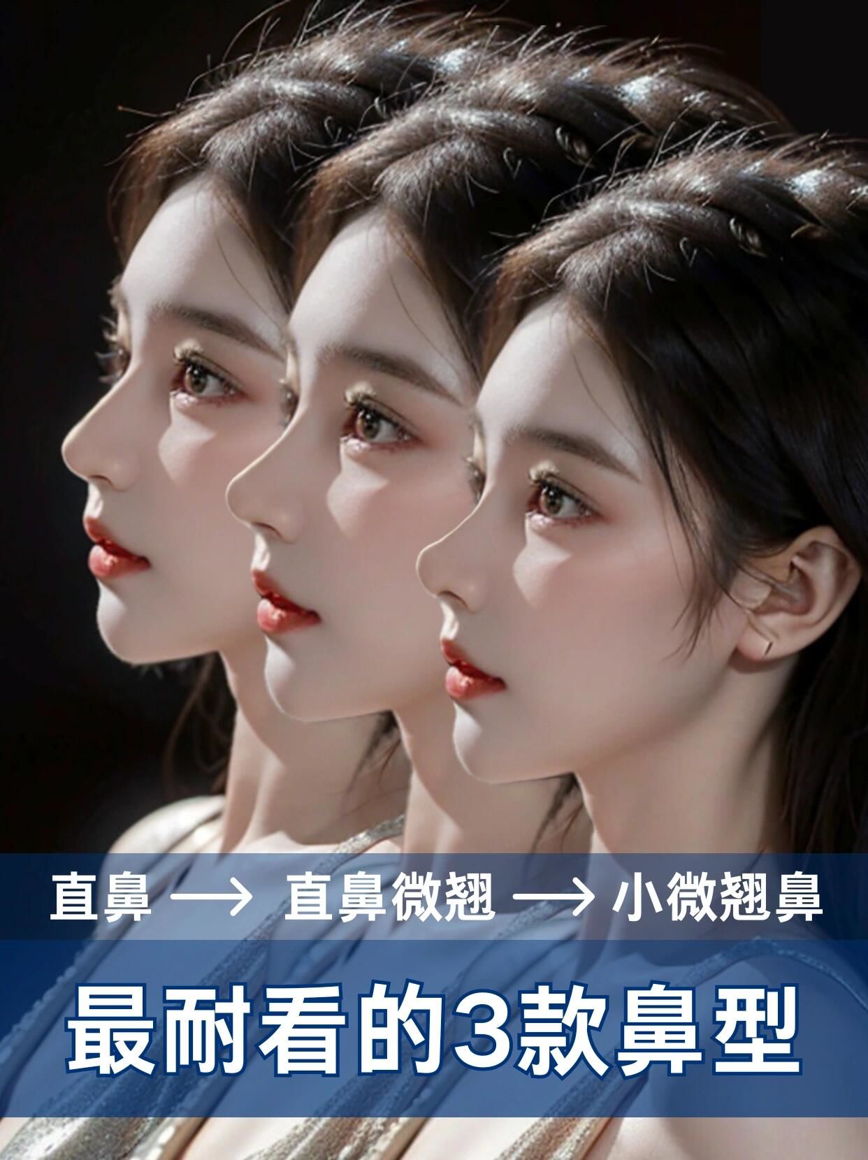 鼻子整形#好看的鼻子#鼻子自然好看#塌鼻子#红鼻子盲人推拿